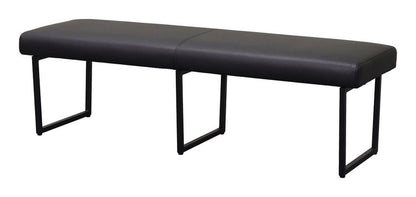 ダイニングベンチ 幅140 単品 ベンチ おしゃれ 椅子 イス いす チェア ナチュラル ブラック PVC レザー 北欧(代引不可)