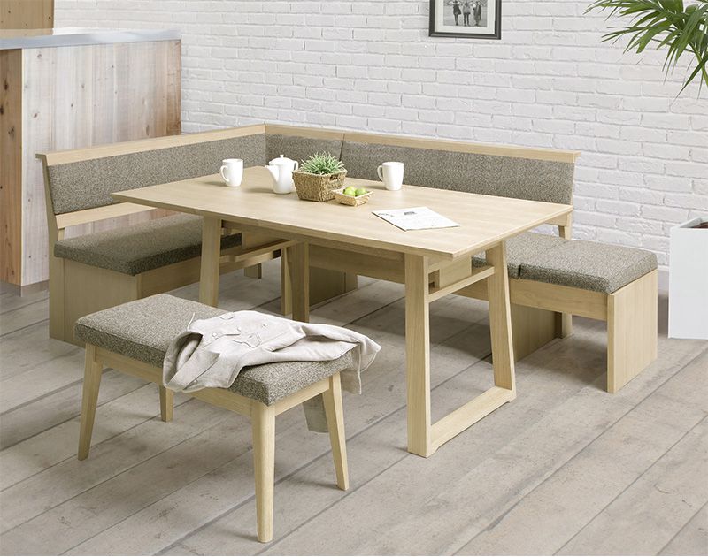 ダイニングセット L字 L型 ダイニングテーブルセット 4点セット 伸長ダイニングテーブル 4人掛け 5人掛け 6人掛け LDセット 伸長式ダイニングテーブル 伸長ベンチ 食卓セット(代引不可)