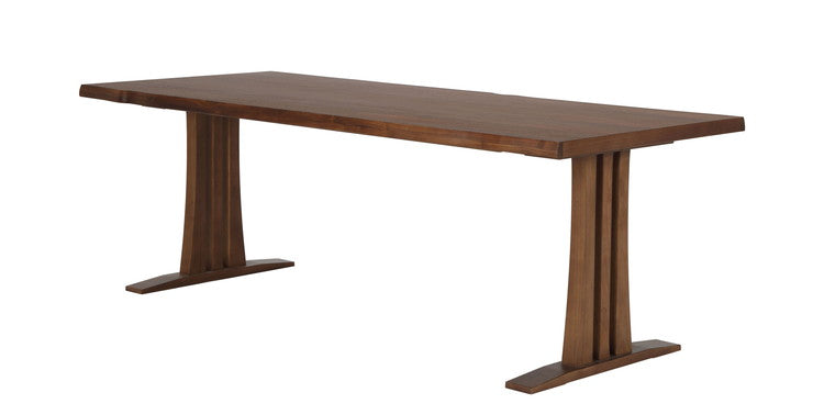 ダイニングテーブル 幅180 単品 テーブル 食卓テーブル 6人掛け おしゃれ ダイニングテーブル 食卓 ウォールナット 天然木 ナチュラル 北欧(代引不可)