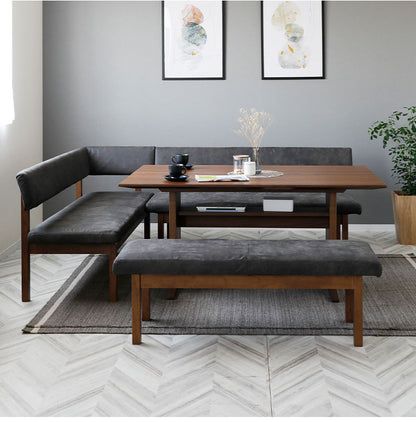 ダイニング 4点セット 130cmベンチ 150cmテーブル 150cmチェア 156カウチ リビング ダイニング ダイニングチェア ダイニングテーブル おしゃれ 新生活(代引不可)