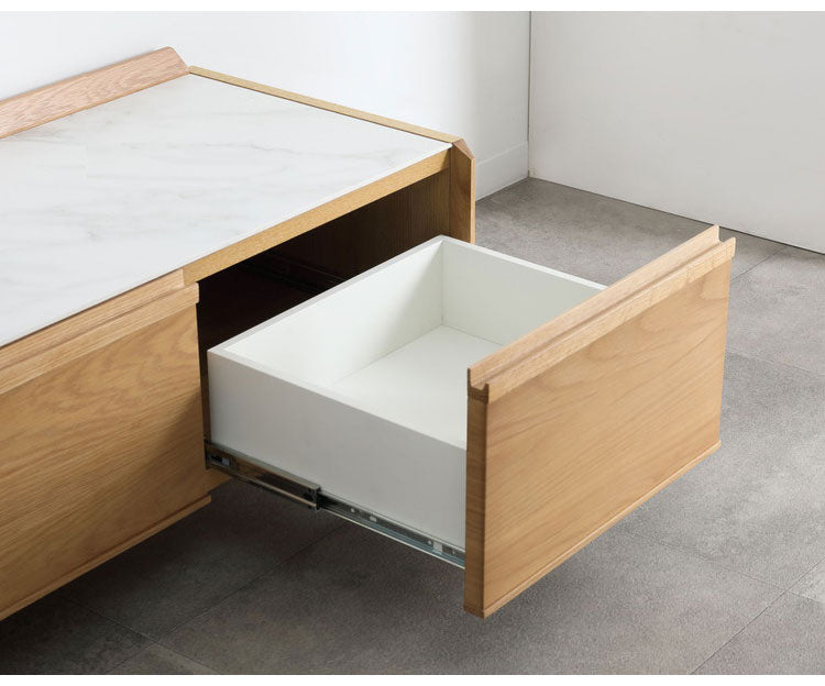 テレビ台 幅155cm セラミック ローボード 完成品 オーク ウォールナット 背面化粧 TVボード リビングボード インテリア リビング ダイニング 一人暮らし ファミリー 家族(代引不可)