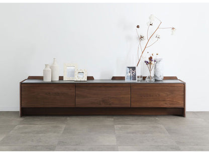 テレビ台 幅185cm セラミック ローボード 完成品 オーク ウォールナット 背面化粧 TVボード リビングボード インテリア リビング ダイニング 一人暮らし ファミリー 家族(代引不可)