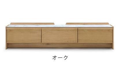テレビ台 幅185cm セラミック ローボード 完成品 オーク ウォールナット 背面化粧 TVボード リビングボード インテリア リビング ダイニング 一人暮らし ファミリー 家族(代引不可)