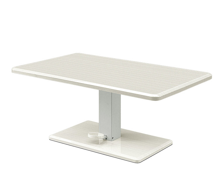 昇降テーブル 135×80cm ダイニングテーブル 昇降式 高さ56~70cm 光沢 木目柄 リビングテーブル 北欧 おしゃれ テーブル リビング ダイニング(代引不可)