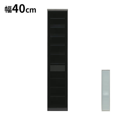 食器棚 幅40cm ダイニングボード 右開き 左開き ガラス戸 ブラック ホワイト コンパクト レンジ台 キッチンボード ダイニングボード リビング ダイニング 台所 家族 ファミリー(代引不可)