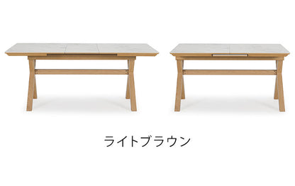 伸長テーブル 幅140-180×奥行90cm ダイニングテーブル リビングテーブル 高級感 耐熱性 耐水性 耐摩耗性 伸長式 食卓テーブル 北欧 カフェテーブル 4人掛け 家族 ファミリー(代引不可)