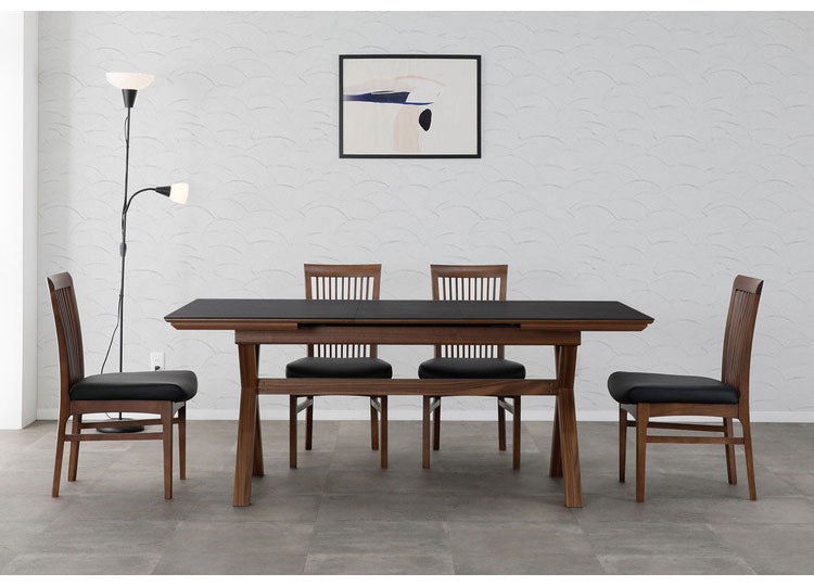 伸長テーブル 幅140-180×奥行90cm ダイニングテーブル リビングテーブル 高級感 耐熱性 耐水性 耐摩耗性 伸長式 食卓テーブル 北欧 カフェテーブル 4人掛け 家族 ファミリー(代引不可)