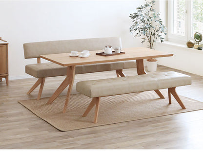 ダイニング 4点セット 150cmテーブル 150cmチェア 160cmカウチ 130cmベンチ リビング ダイニングテーブル ダイニングチェア 長椅子 おしゃれ 新生活(代引不可)