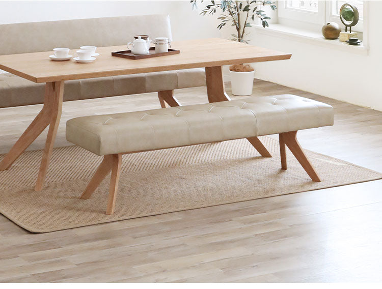 ダイニング 3点セット 180cmテーブル ダイニングチェア ベンチ リビング ダイニング おしゃれ 新生活 ダイニングテーブル 長椅子 チェア(代引不可)