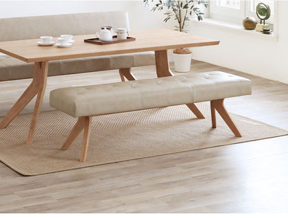 ダイニング 3点セット 180cmテーブル ダイニングチェア ベンチ リビング ダイニング おしゃれ 新生活 ダイニングテーブル 長椅子 チェア(代引不可)