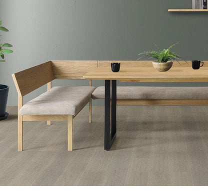 ダイニングセット オーク 3点セット 150cmテーブル 160cmチェア 160cmカウチ リビング ダイニングテーブル ダイニングチェア おしゃれ 新生活(代引不可)