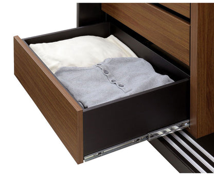 ワードローブ クローゼット 幅182×奥行60.5×高さ200.5cm ガラス戸 ブラック ホワイト フルオープンレール 木製 洋服タンス 壁面収納 チェスト ロッカー 大容量 衣類収納 収納棚 おしゃれ(代引不可)