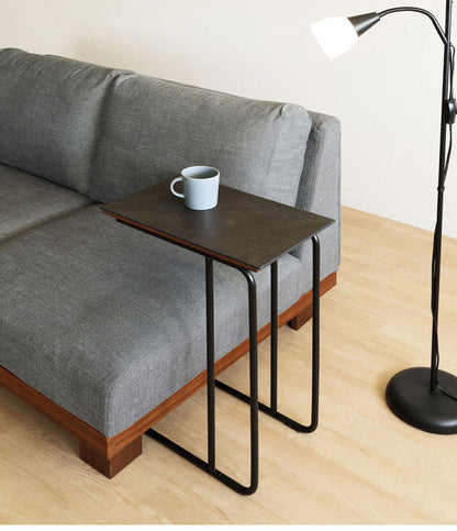 サイドテーブル 幅44.5×奥行29.5cm ナイトテーブル おしゃれ ミニテーブル ローテーブル コーヒーテーブル 木製 スタンド リビング ダイニング 寝室 ベッド ソファ アンティーク(代引不可)