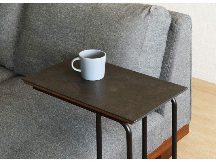 サイドテーブル 幅44.5×奥行29.5cm ナイトテーブル おしゃれ ミニテーブル ローテーブル コーヒーテーブル 木製 スタンド リビング ダイニング 寝室 ベッド ソファ アンティーク(代引不可)