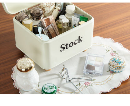ストックケース Stock 北欧 小物入れ マスクケース 道具箱 救急箱 ツールボックス 収納ケース 収納ボックス レトロ調 かわいい 可愛い おしゃれ
