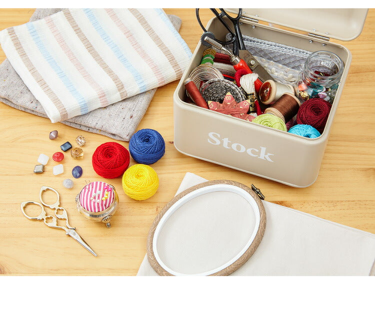 ストックケース Stock 北欧 小物入れ マスクケース 道具箱 救急箱 ツールボックス 収納ケース 収納ボックス レトロ調 かわいい 可愛い おしゃれ