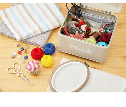 ストックケース Stock 北欧 小物入れ マスクケース 道具箱 救急箱 ツールボックス 収納ケース 収納ボックス レトロ調 かわいい 可愛い おしゃれ