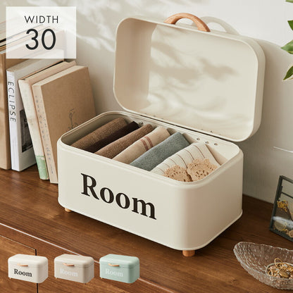 ストレージケース Room 北欧風 小物入れ ふた付き ストレージボックス 収納ボックス レトロ調 くすみカラー かわいい おしゃれ 収納ケース 収納箱