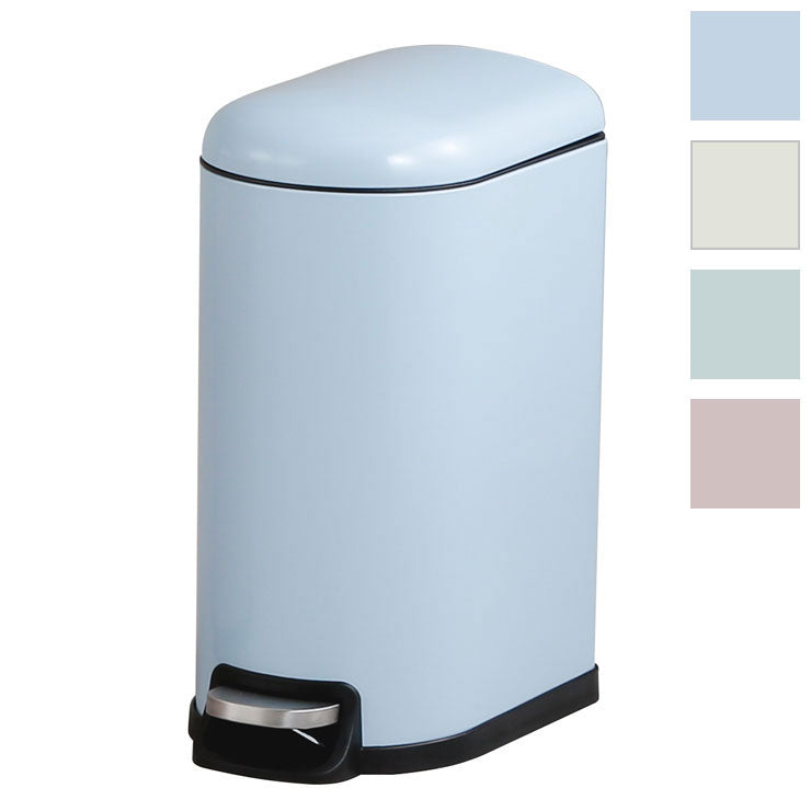 ゴミ箱 フットペダル 10L レトロ風 4カラー 静音 バケツ 取り外し可能 おしゃれ 北欧 シンプル ダストボックス ごみ箱