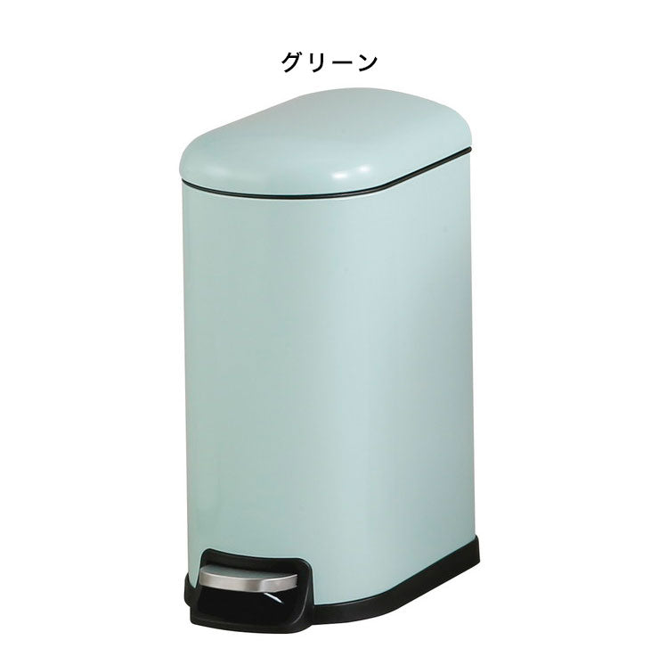 ゴミ箱 フットペダル 10L レトロ風 4カラー 静音 バケツ 取り外し可能 おしゃれ 北欧 シンプル ダストボックス ごみ箱