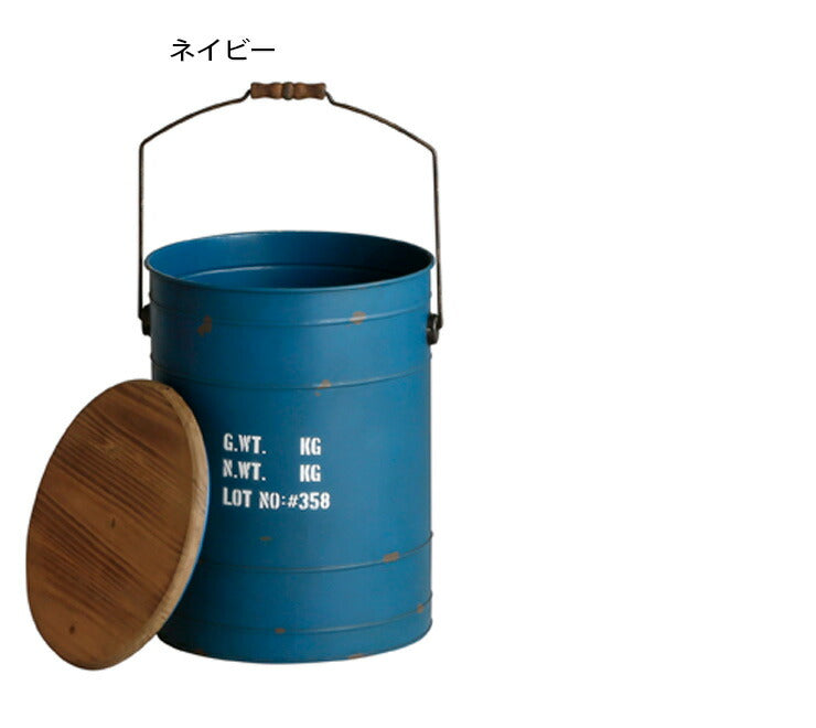 スツール 収納付き ペール缶 ブリキバケツ 収納スツール デザイン収納スツール 収納ボックス コンパクト オットマン カフェ椅子