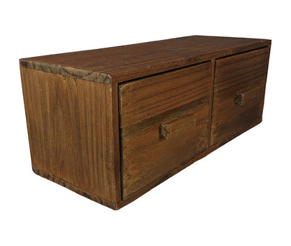 収納 引き出し 卓上収納 チェスト アンティーク調 天然木 モミの木 木製 木箱 収納ボックス 引き出し 卓上収納 収納ケース