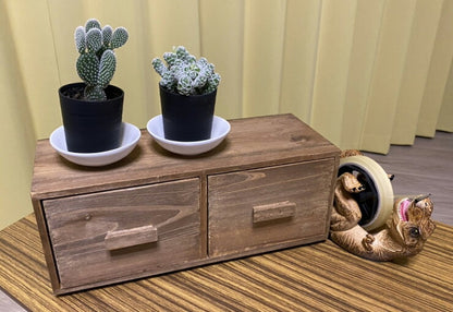 収納 引き出し 卓上収納 チェスト アンティーク調 天然木 モミの木 木製 木箱 収納ボックス 引き出し 卓上収納 収納ケース