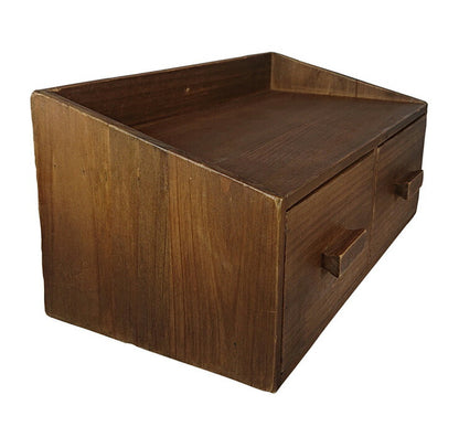 収納 引き出し 卓上収納 チェスト アンティーク調 天然木 モミの木 木製 木箱 収納ボックス 引き出し 卓上収納 収納ケース