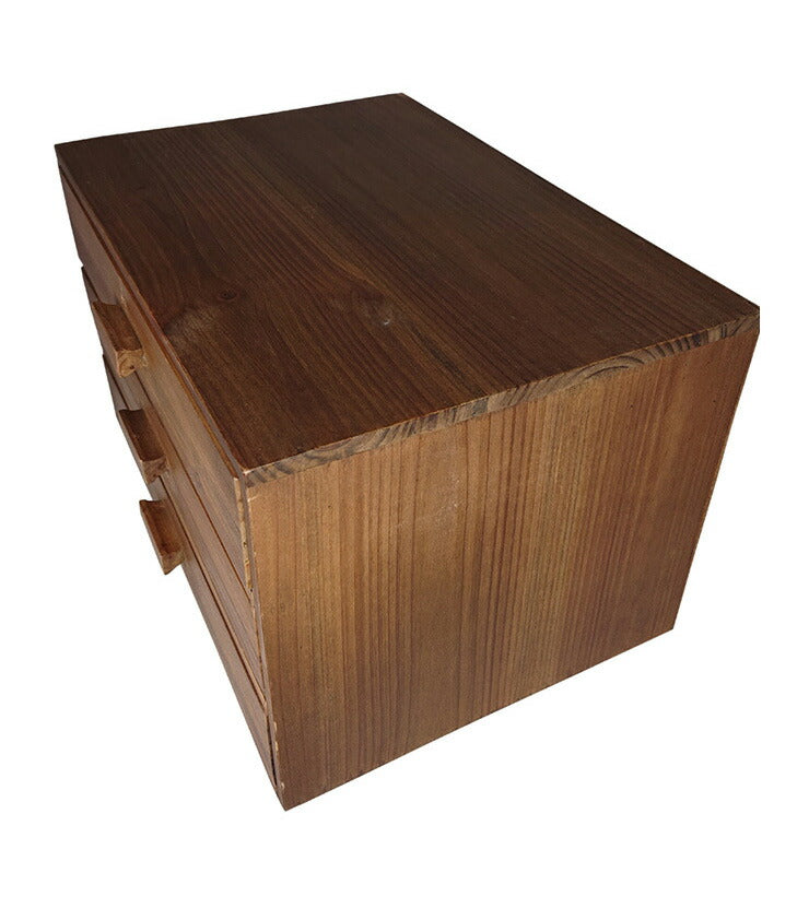 収納 引き出し 卓上収納 チェスト アンティーク調 天然木 モミの木 木製 木箱 収納ボックス 引き出し 卓上収納 収納ケース