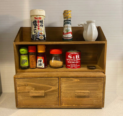 収納 収納ラック 卓上収納 チェスト アンティーク調 天然木 モミの木 木製 卓上収納 収納 ドゥー・ ラック レトロ 卓上 収納