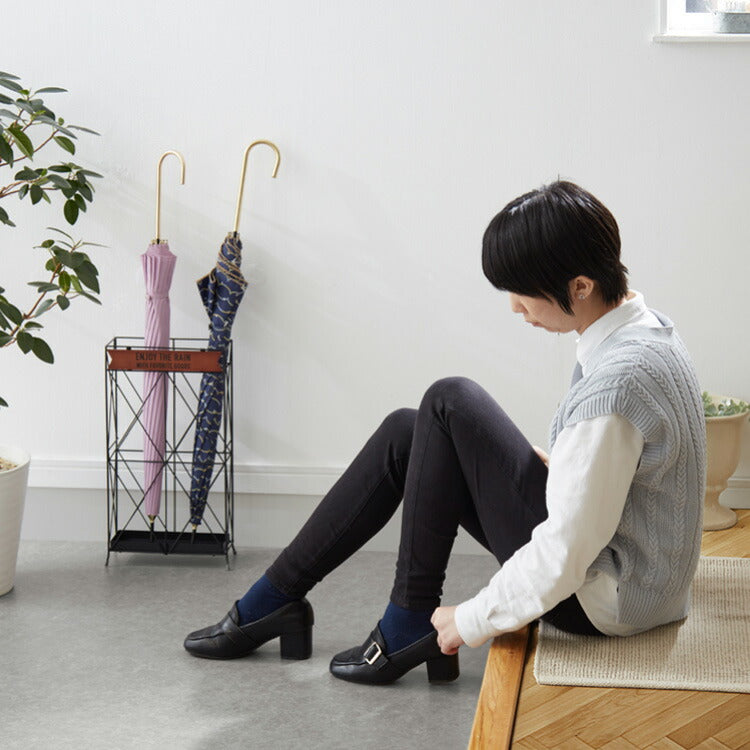 ヴィンテージ調 スリム 傘立て 奥行10cm 薄型 アンブレラスタンド モボワ スリム アイアン かさたて スリム コンパクト 玄関収納 すき間収納 隙間収納 アンティーク 可愛い かわいい おしゃれ