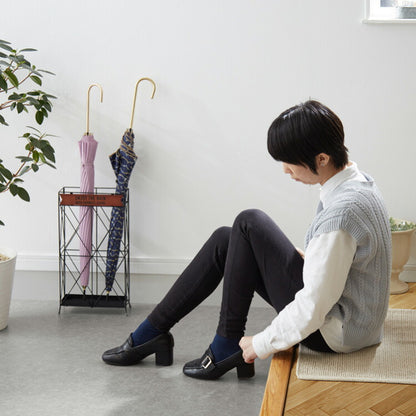 ヴィンテージ調 スリム 傘立て 奥行10cm 薄型 アンブレラスタンド モボワ スリム アイアン かさたて スリム コンパクト 玄関収納 すき間収納 隙間収納 アンティーク 可愛い かわいい おしゃれ