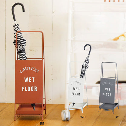 傘立て おしゃれ スリム ヴィンテージ風 アイアン モノトーン アンブレラホルダー 玄関 アタンション・アンブレラスタンド