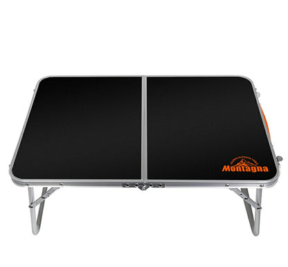 折りたたみ アルミローテーブル ブラック 60cm HAC2923 Montagna モンターナ キャンプ アウトドア BBQ ピクニック サブテーブル 簡易テーブル