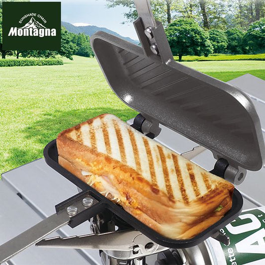 1枚専用 グリル&ホットパン HAC3113 キャンプ アウトドア ホットサンド サンドイッチ 鉄板 ソロキャンプ おしゃれ プレート