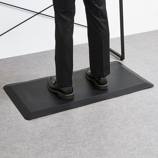 マット 疲労軽減マット 耐水 滑り止め機能 ブラック 腰痛対策 立ち仕事対策 上下昇降デスク 文教 教壇 疲れにくい