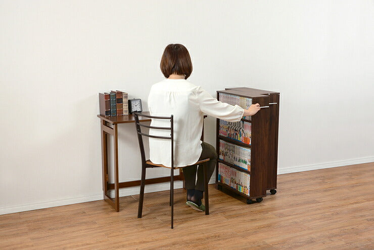 萩原 マガジンラック RCC-1023BR-L ラック 収納 本棚(代引不可)