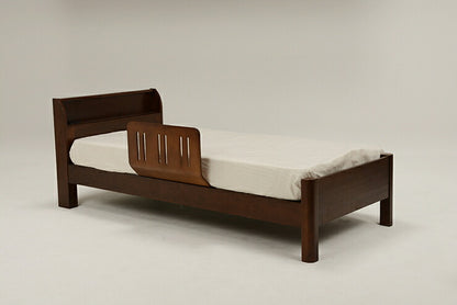 萩原 曲げ木ベッドガードDBR LBG4297T-DBR 布団ずれ防止(代引不可)