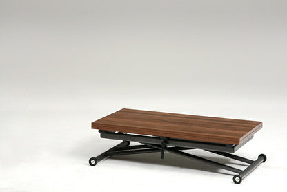 萩原 エクステンション昇降テーブル KT-3195BR テーブル 昇降 拡張 高さ調節(代引不可)