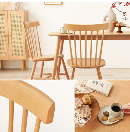 ウィンザーチェア 2脚セット 天然木 ダイニングチェア コムバックチェア 木製 ナチュラル モノトーン ホワイト ブラック 白 黒 椅子 イス チェアー 北欧 おしゃれ(代引不可)