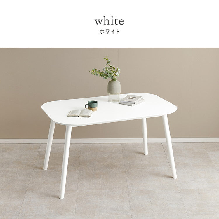 ダイニングテーブル 120×75cm カフェ風ダイニング 天然木 テーブル 机 食卓テーブル 4人サイズ 北欧 シンプル おしゃれ(代引不可)