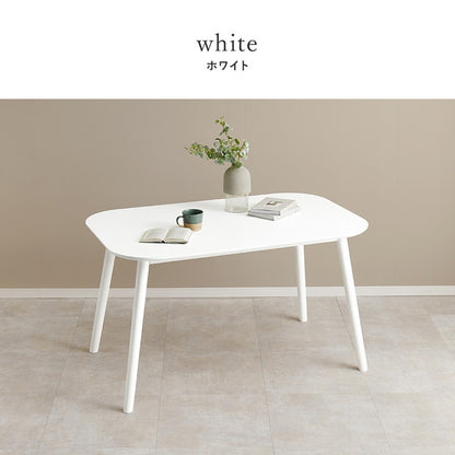 ダイニングテーブル 120×75cm カフェ風ダイニング 天然木 テーブル 机 食卓テーブル 4人サイズ 北欧 シンプル おしゃれ(代引不可)