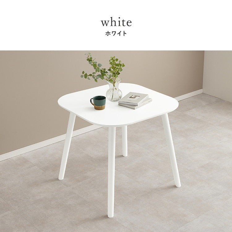 ダイニングテーブル 75×75cm 正方形 カフェ風ダイニング 天然木 テーブル 机 食卓テーブル カフェテーブル 2人サイズ 北欧 シンプル おしゃれ(代引不可)