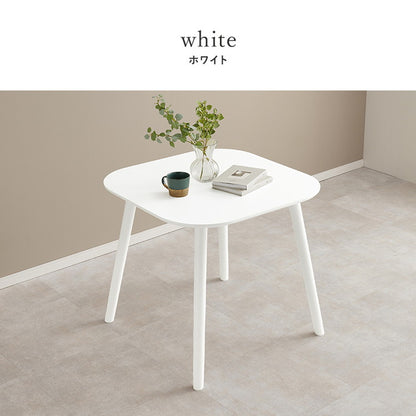 ダイニングテーブル 75×75cm 正方形 カフェ風ダイニング 天然木 テーブル 机 食卓テーブル カフェテーブル 2人サイズ 北欧 シンプル おしゃれ(代引不可)