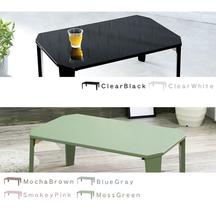 折りたたみセンターテーブル 90×60 くすみカラー 折りたたみテーブル 完成品 折れ脚テーブル ローテーブル 机 折りたたみデスク リビングテーブル 折り畳み 幅90 奥行60 可愛い かわいい おしゃれ(代引不可)