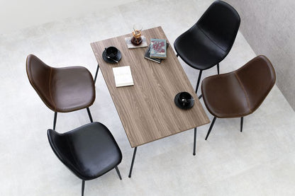 こたつテーブル ダイニングテーブル スチール脚 110×70cm 鉄脚 スタイリッシュ 布団レス 速暖ヒーター 360W リビングこたつ カジュアルこたつ フェイト(代引不可)