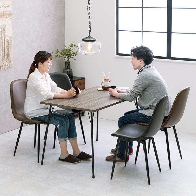 こたつテーブル ダイニングテーブル スチール脚 110×70cm 鉄脚 スタイリッシュ 布団レス 速暖ヒーター 360W リビングこたつ カジュアルこたつ フェイト(代引不可)