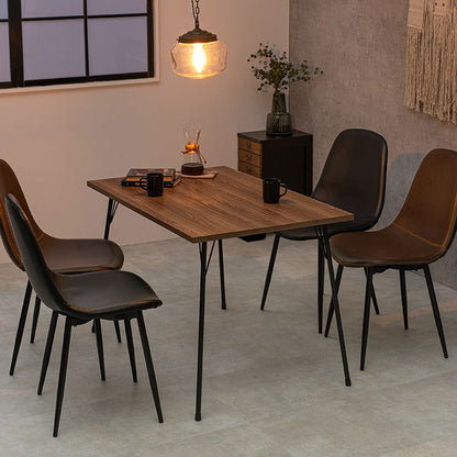 こたつテーブル ダイニングテーブル スチール脚 110×70cm 鉄脚 スタイリッシュ 布団レス 速暖ヒーター 360W リビングこたつ カジュアルこたつ フェイト(代引不可)