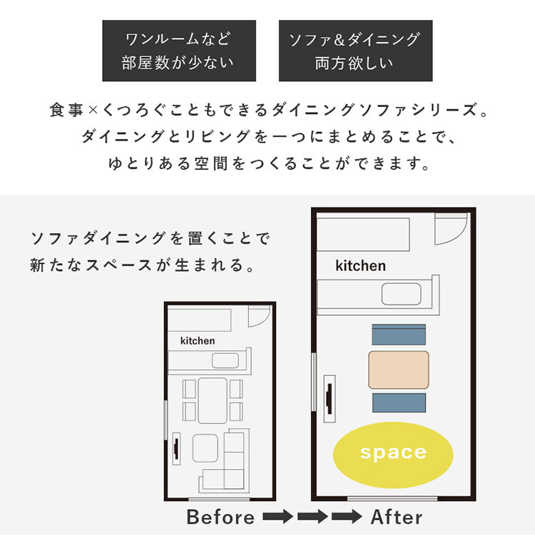 ダイニング3点セット 幅120 ゆったりロータイプ設計 リビングダイニング ダイニングテーブル ソファ ダイニングセット 北欧 シンプル ナチュラル おしゃれ(代引不可)