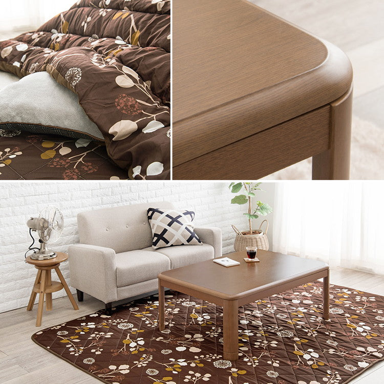 こたつテーブル 布団付き 3点セット 幅105 木目調 和室・洋室に合わせやすい リビングこたつ 掛け布団 敷布団 カーペット こたつ布団 節電 おしゃれ(代引不可)